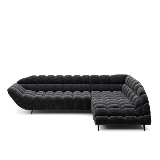 Dīvāns POKO 278/94/197 cm melns - N1 Home